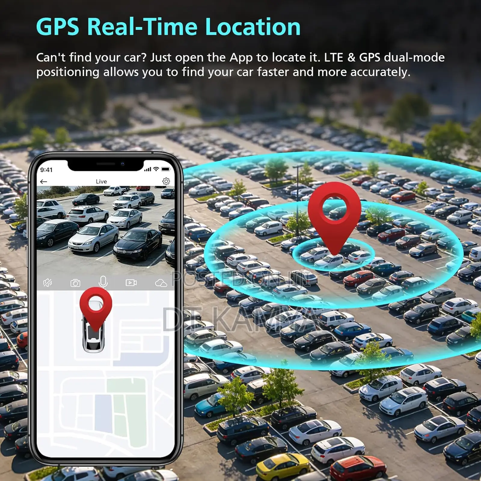 4g Lte Dash Camera for Cars / Anti Theft GPS Tracker / 128gb Memo Card