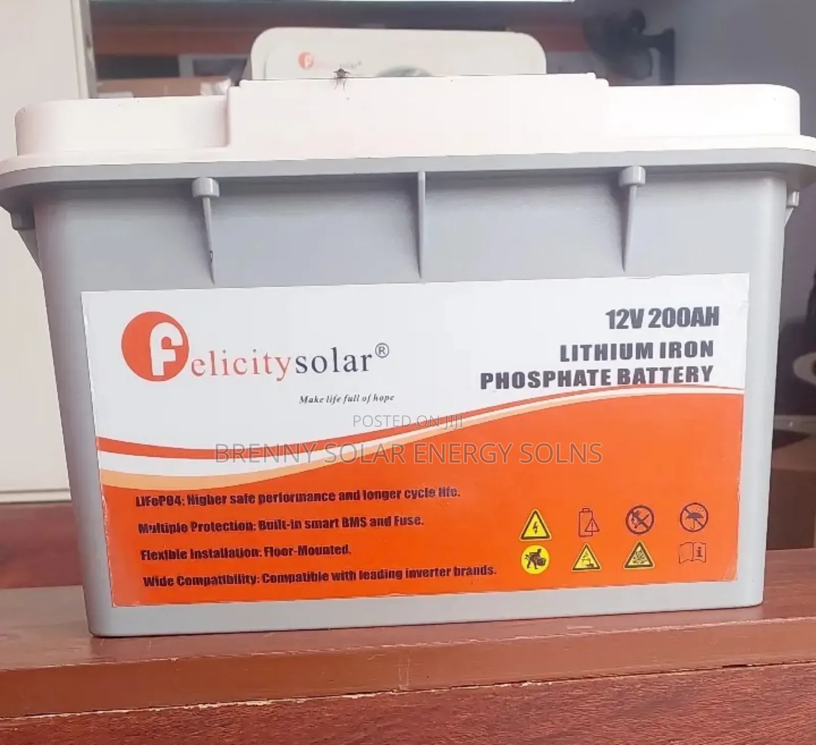 2.56kwh 12v Lithium Ion Phosphate (Lifepo4)Battery