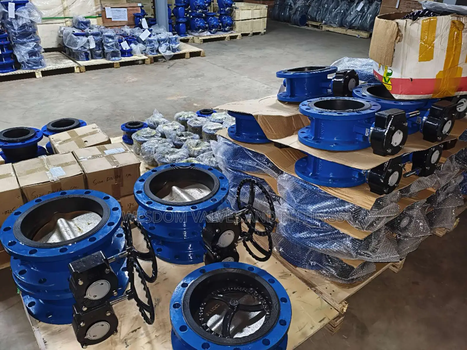 Turbine Butterfly Valve Pn16 (D341x-16q) - Sizes 6" To 16" Available