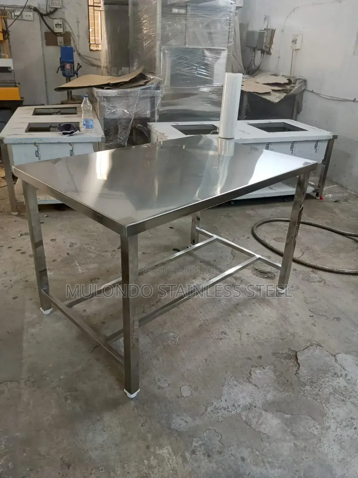 Single Tray Stainless Steel Table