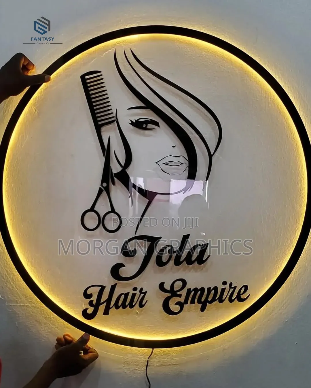 2d Indoor Logo Backlit Sign