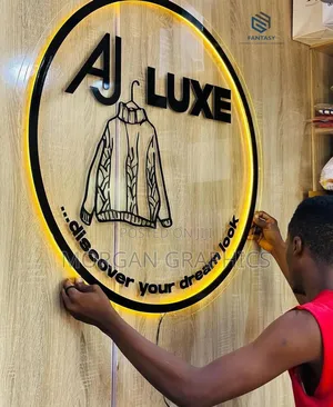 2d Indoor Logo Backlit Sign