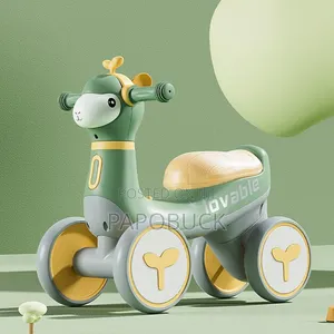 4-Wheel Toddler Balance Bike, Often Featuring a Cute Animal Design