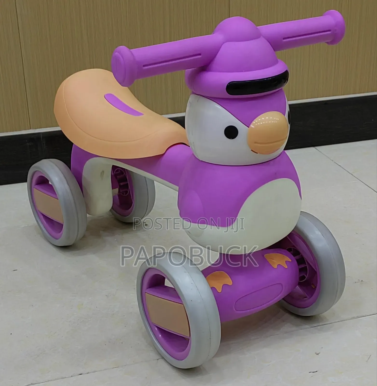 Penguin-Shaped Baby Balance Bike Ride-on Toys Designed for Toddlers.