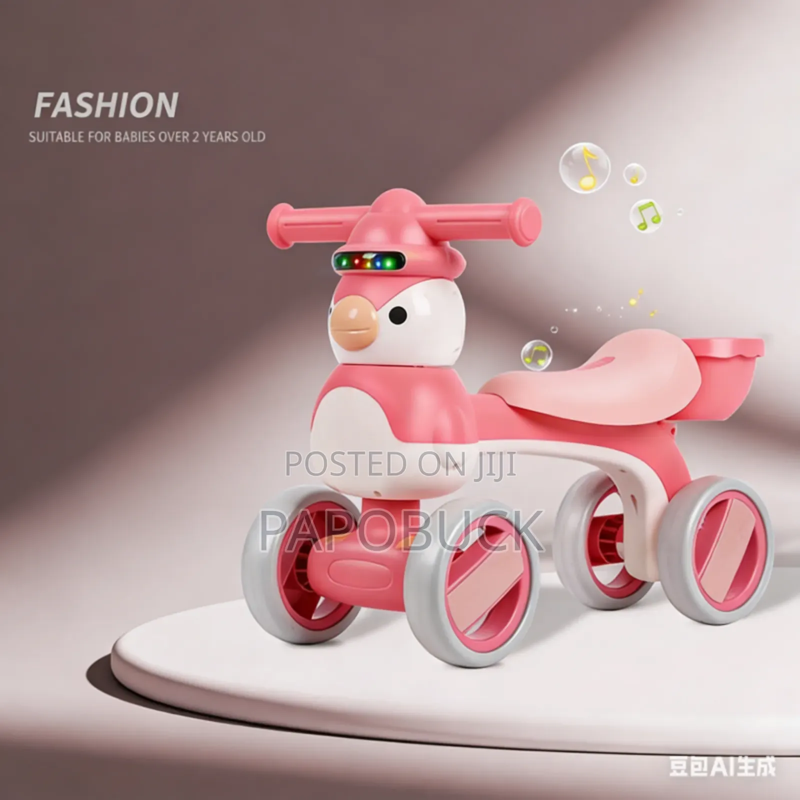 Penguin-Shaped Baby Balance Bike Ride-on Toys Designed for Toddlers.