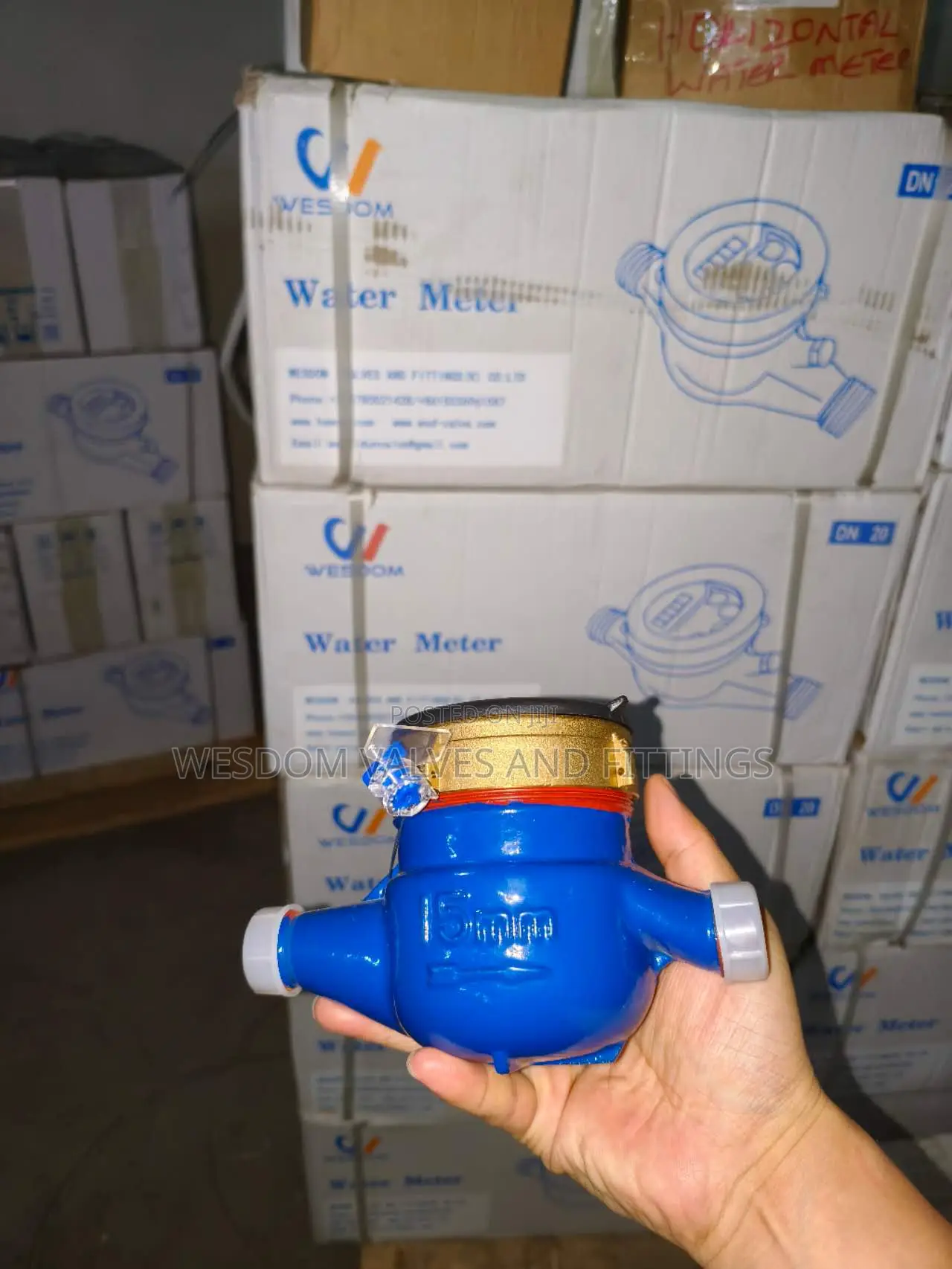 High-Precision 4-Wheel Water Meter (Di) Pn16 - 1/2" (Dn15) 3/4" (Dn20)