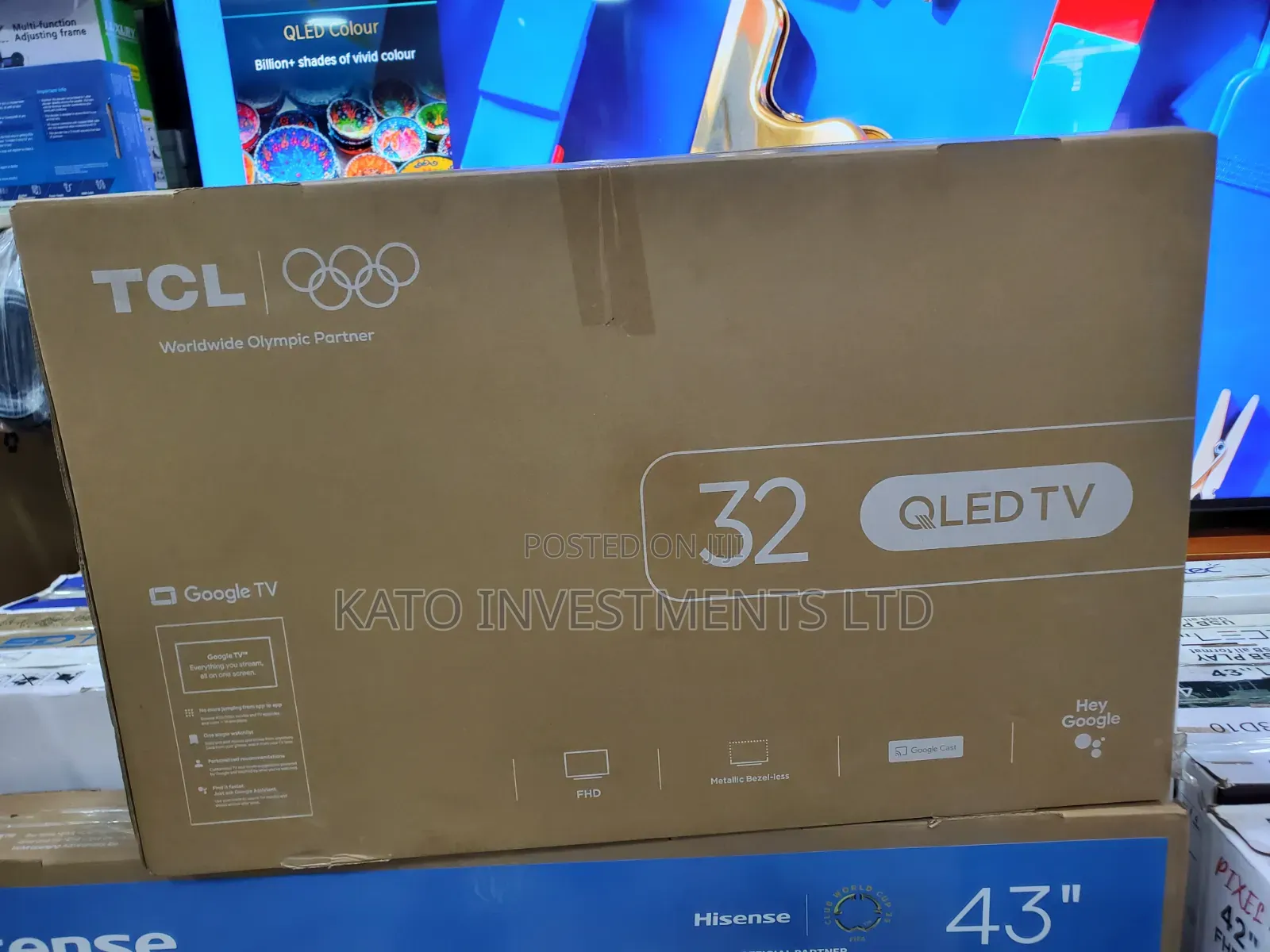 32 Inch Tv TCL Qled Android Model Sk32