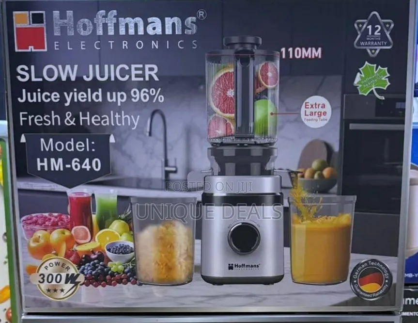 Hoffmans Hm-640 Slow Juicer.