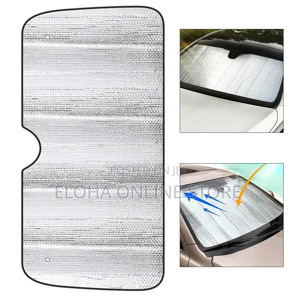 Premium Quality Accordion Metallic Reflective Car Sun Shade
