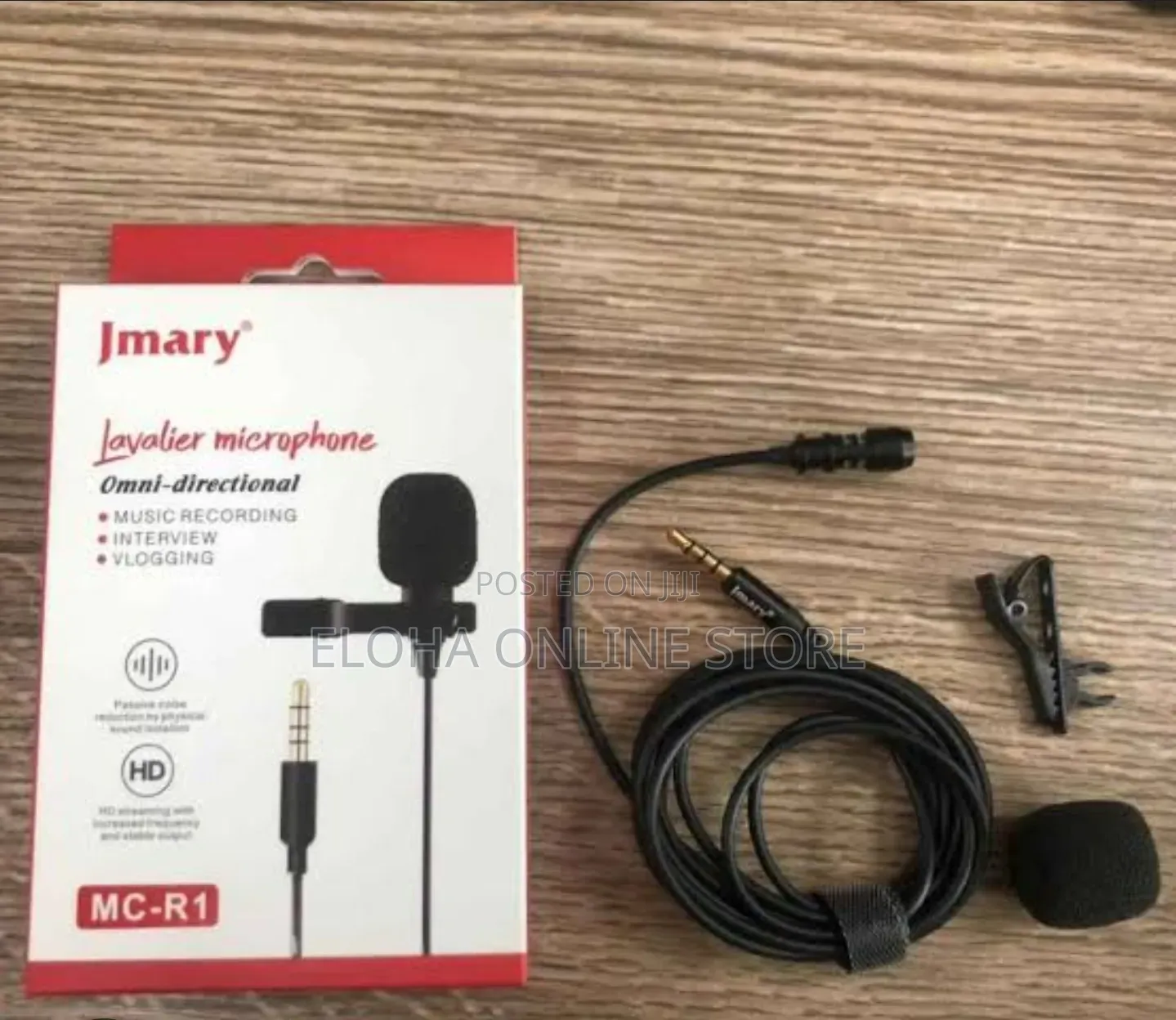 Jmary Mc-R1 Is a Wired Lavalier Lapel Microphone