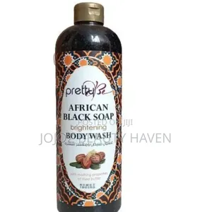 Pretty Bee African Black Soap Brightening Body Wash