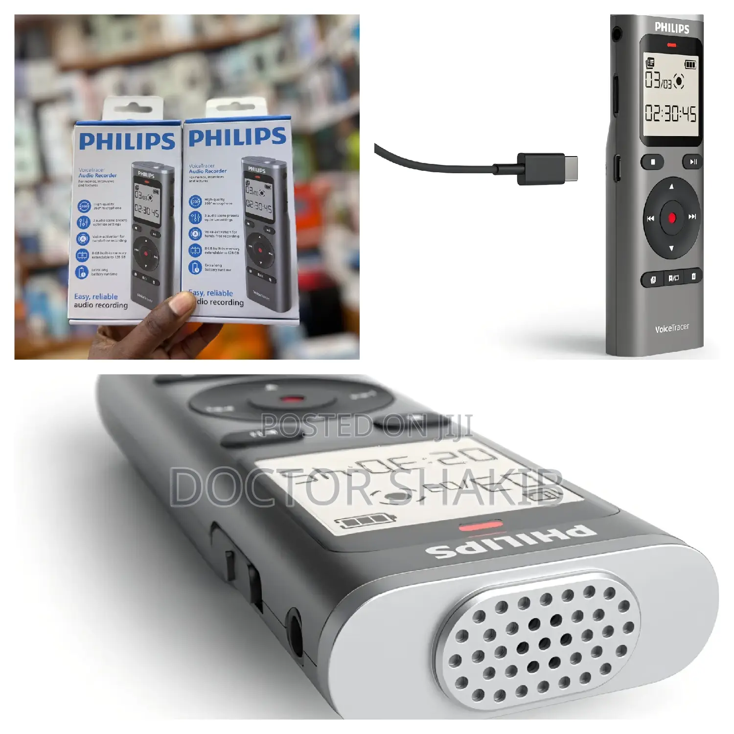 Philips Voicetracer Dvt1170 Audio Recorder