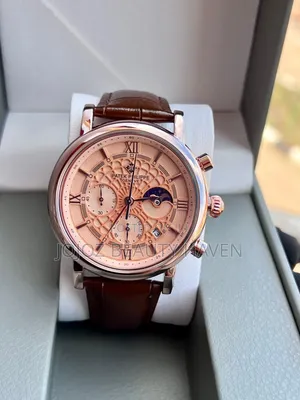 Patek Rose Gold Face Men's Watch