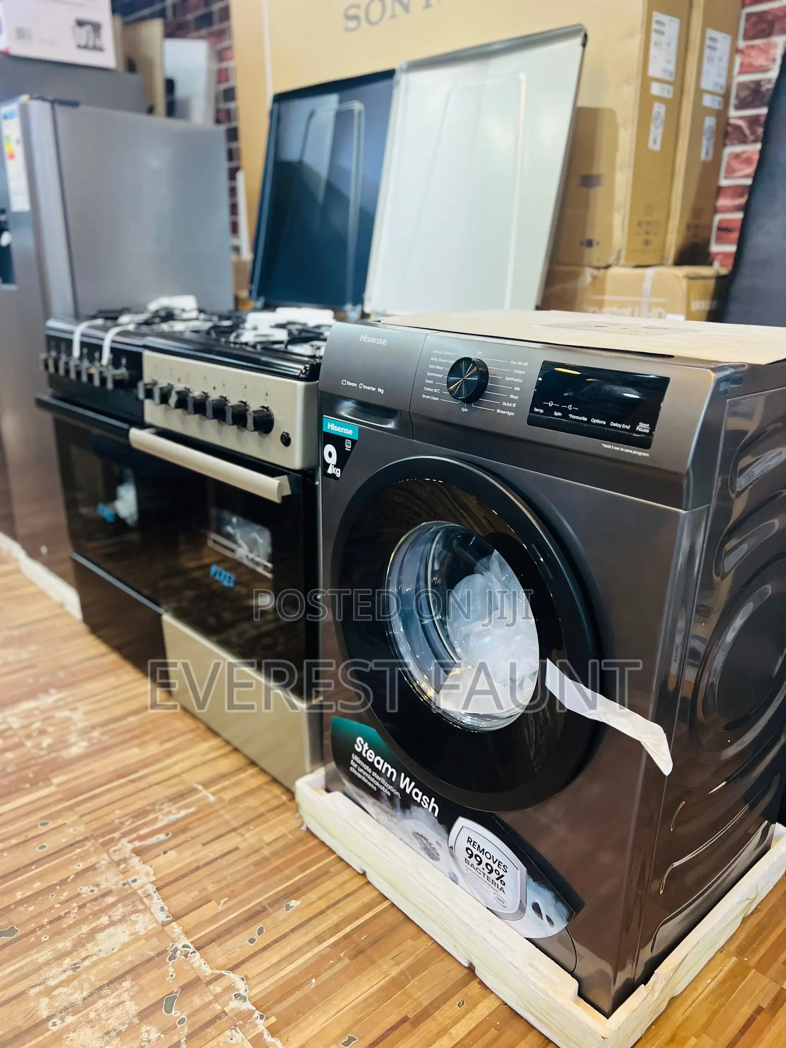 Hisense Washing Machine 9kgs Front Loader