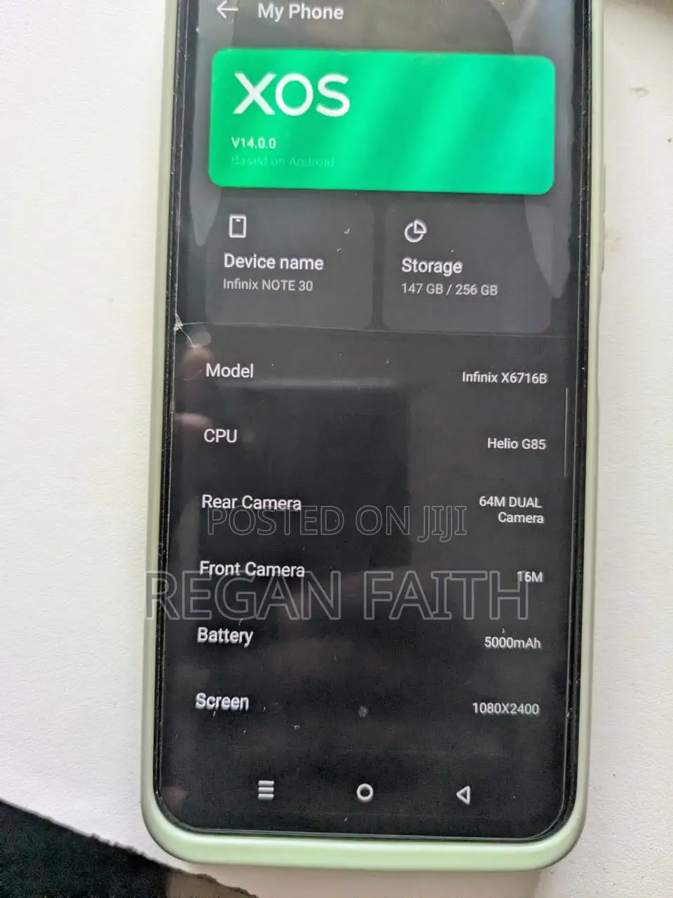 Infinix Note 30 256 GB Green