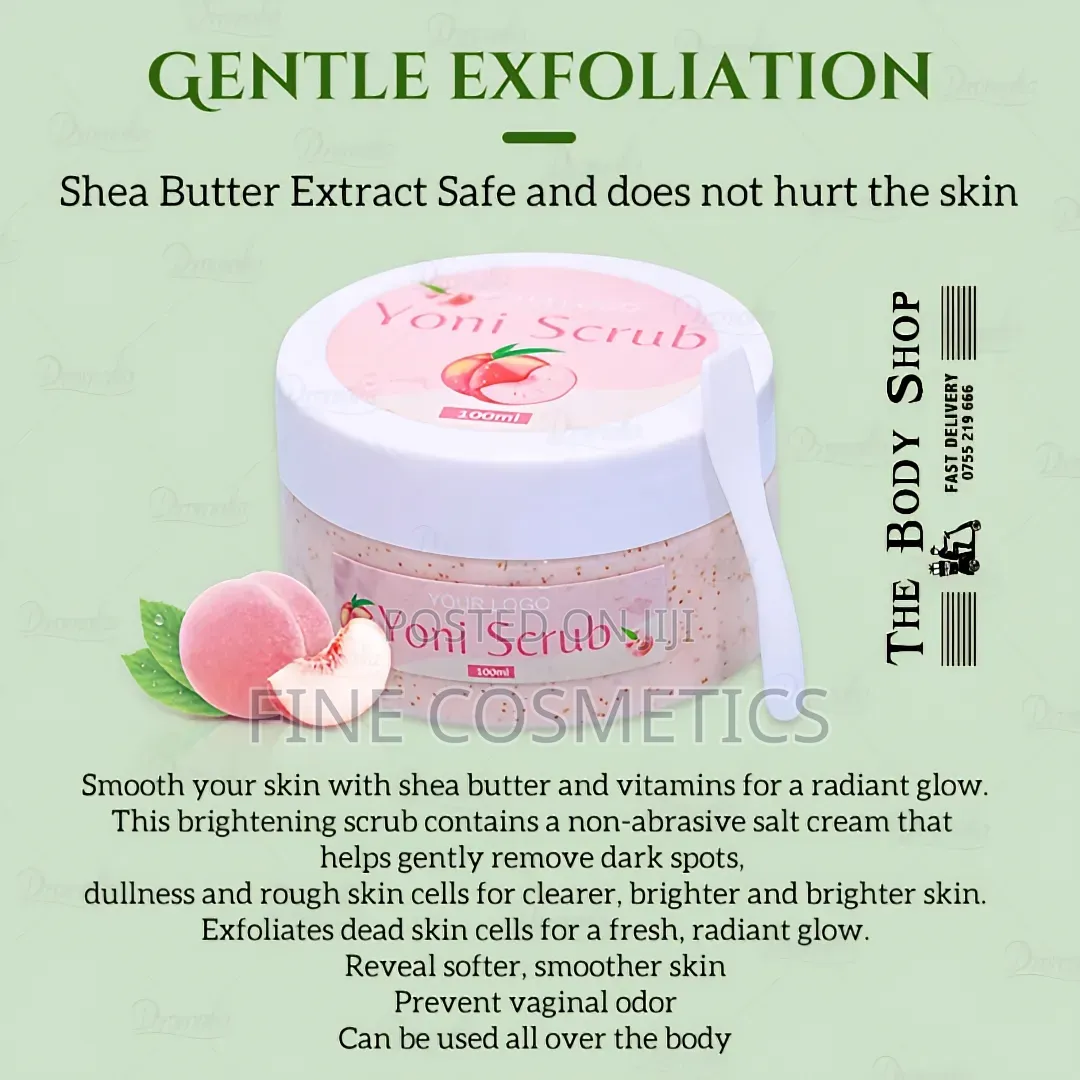 Yoni Scrub Private Parts Lightening Gentle Exfoliating Bikini Armpits