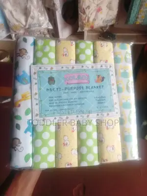6 Piece Sheet And Baby Blankets