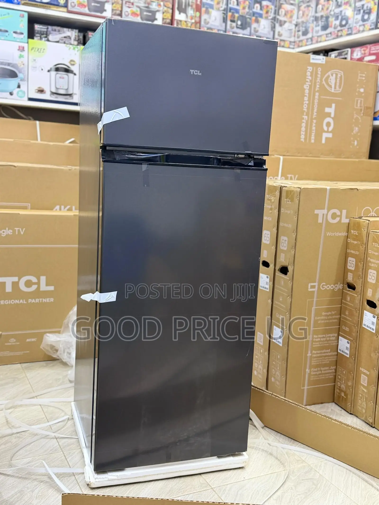 TCL Double-Door Refrigerator 270l
