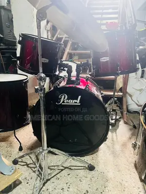 Orignal Pearl Usa 5- Piece Drum Set With All Hardware Cymbals Hi - Hat