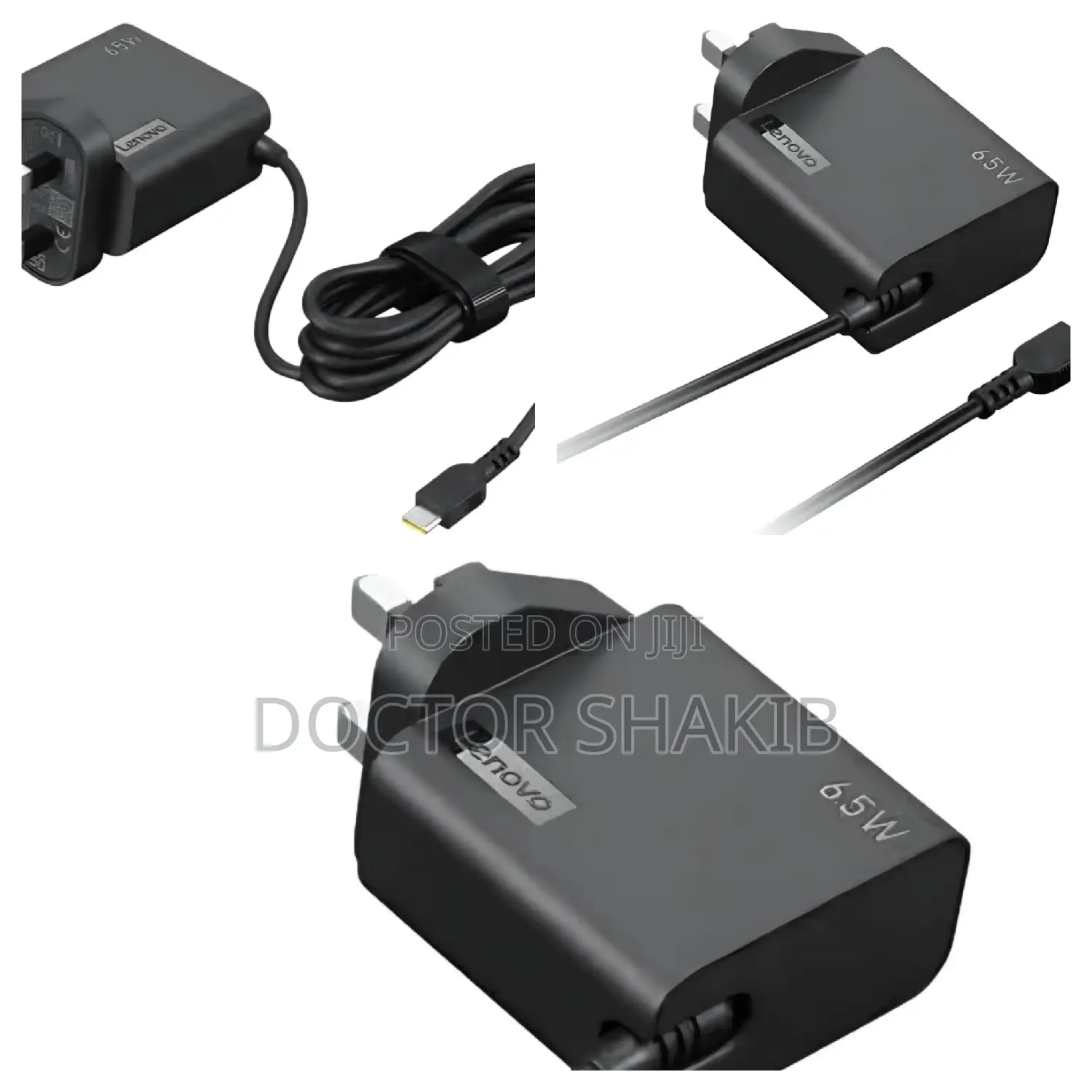 Lenovo 65w Usb-C Wall Adapter With a Uk Plug.