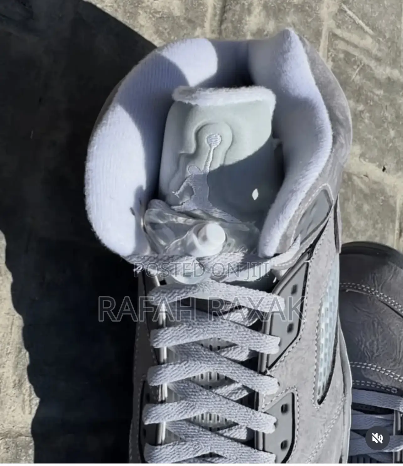 Wolf Gray Air Jordan 5 Retro Sneakers