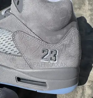 Wolf Gray Air Jordan 5 Retro Sneakers
