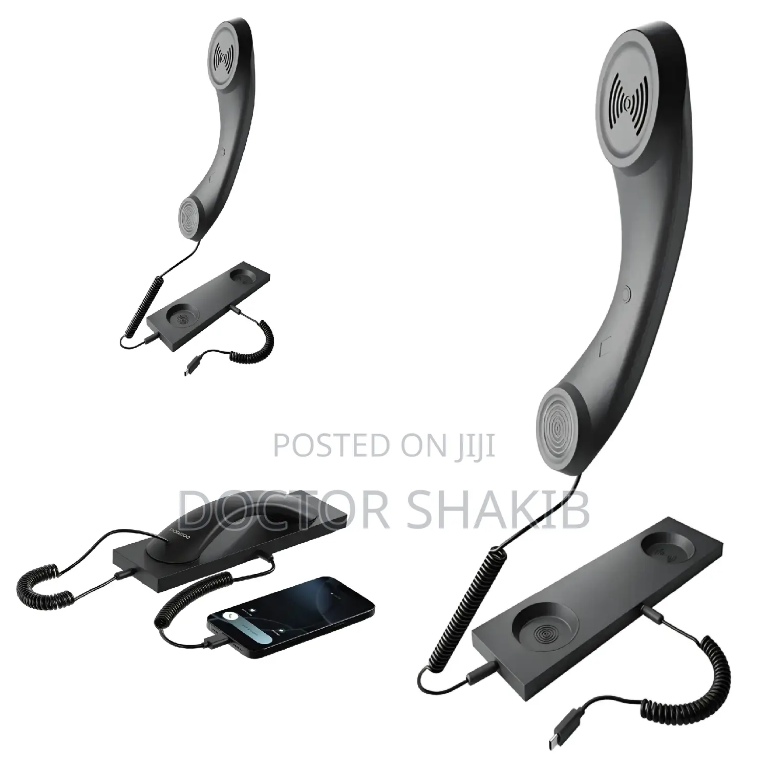 Porodo Classic Retro Phone Handset