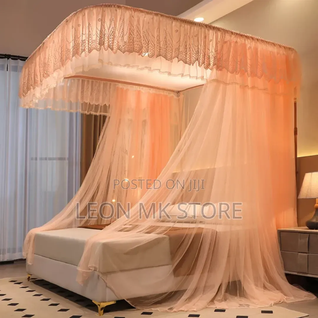 Metallic 2stands Mosquito Rail Nets