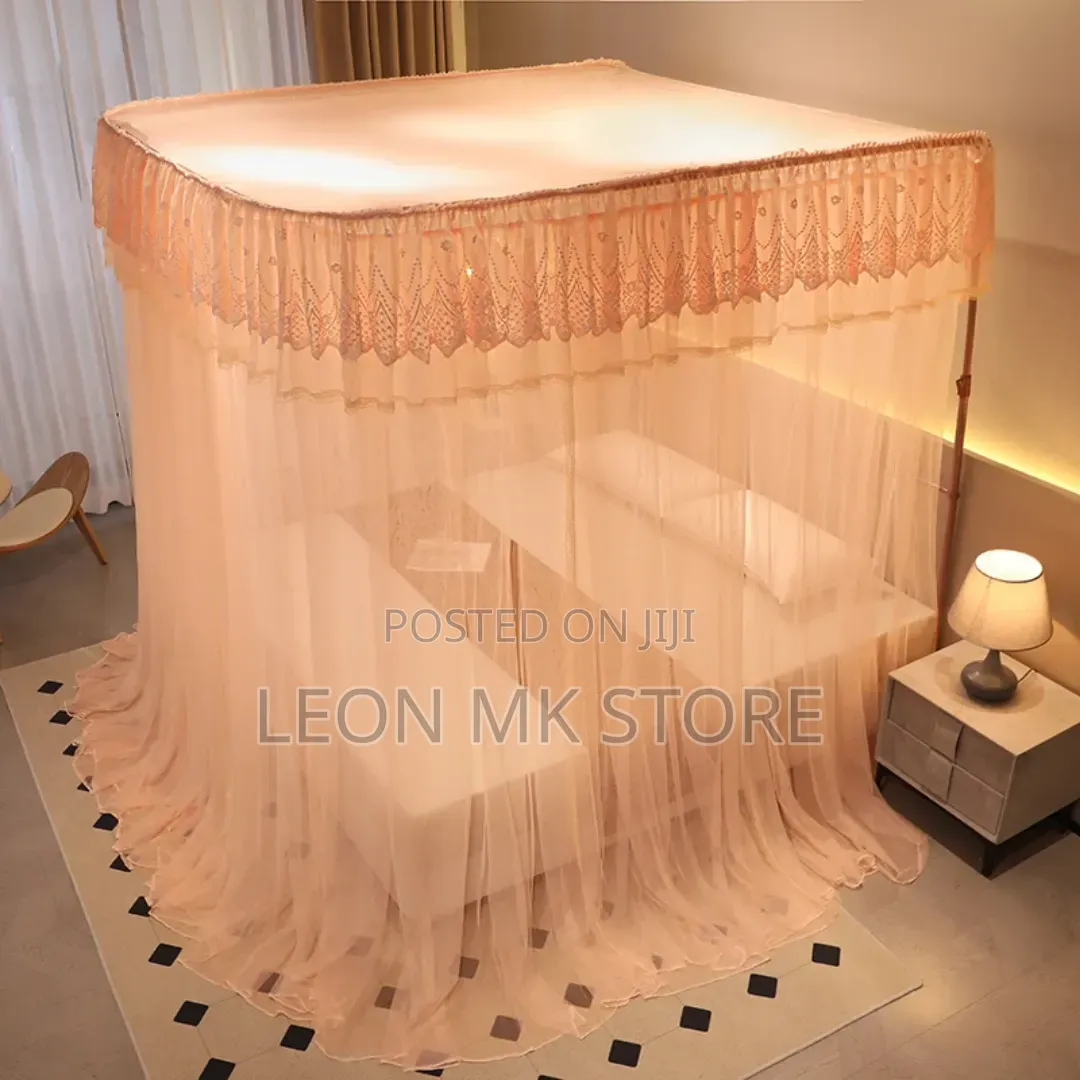 Metallic 2stands Mosquito Rail Nets