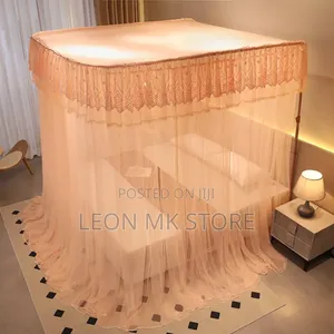 Metallic 2stands Mosquito Rail Nets