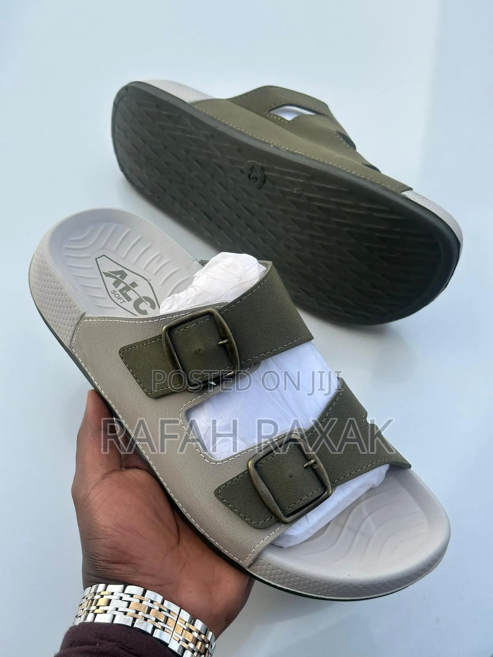 Double-Strap Alc Soft Comfortable Sandals