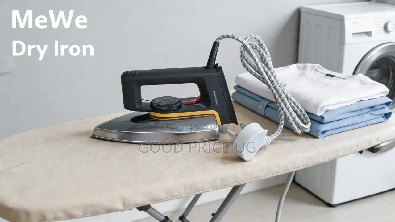 Mewe Electric Dry Iron (Model Mwiron-01bk).