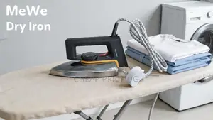 Mewe Electric Dry Iron (Model Mwiron-01bk).