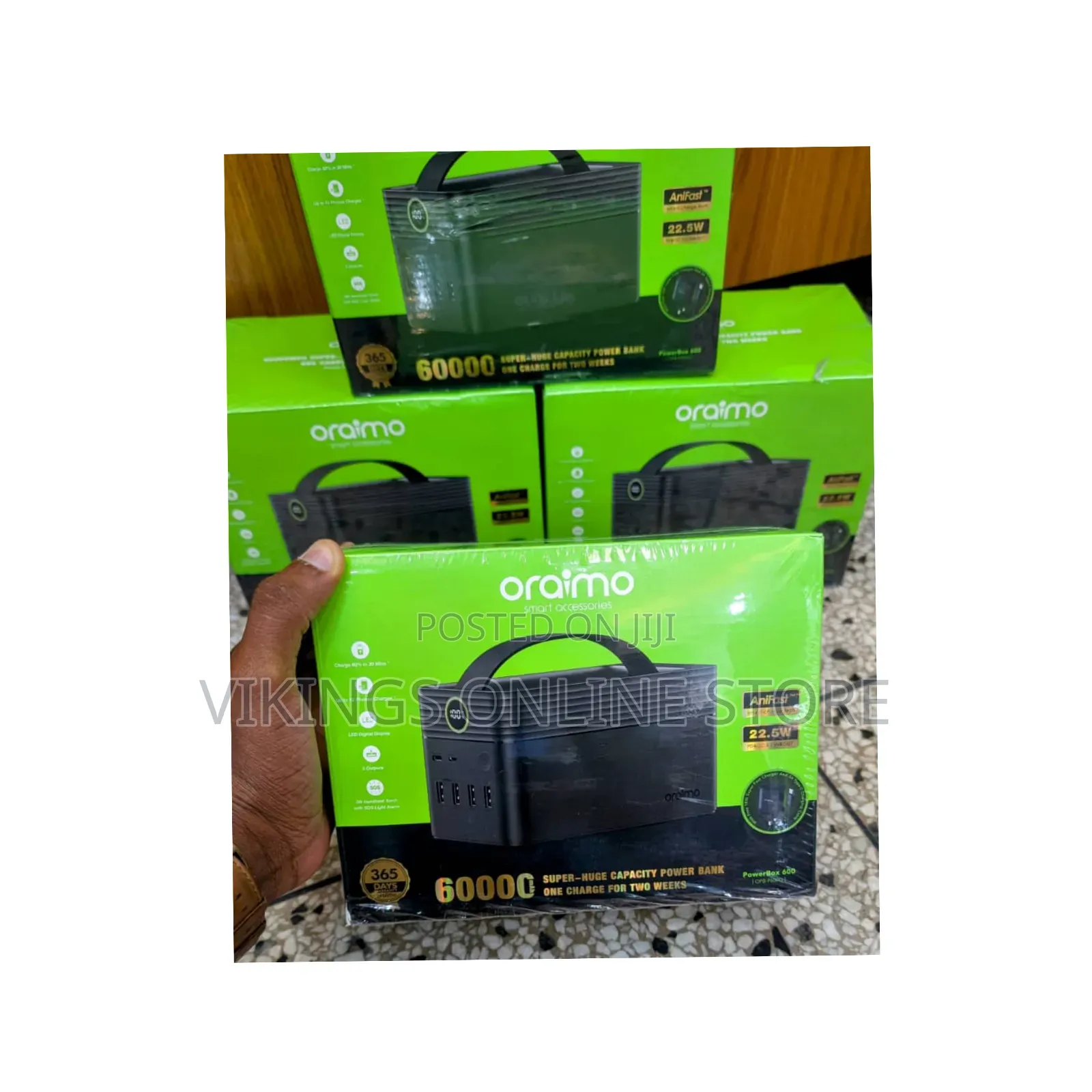 Oraimo Powerbox 600 (Opb-P600q), a High-Capacity Portable Power Bank
