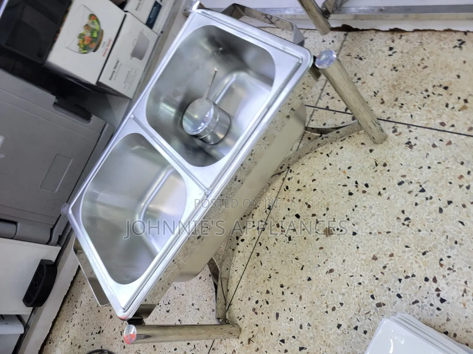Heavy-Duty Stainless Steel Double Food Warmer Deep Basins or Inserts