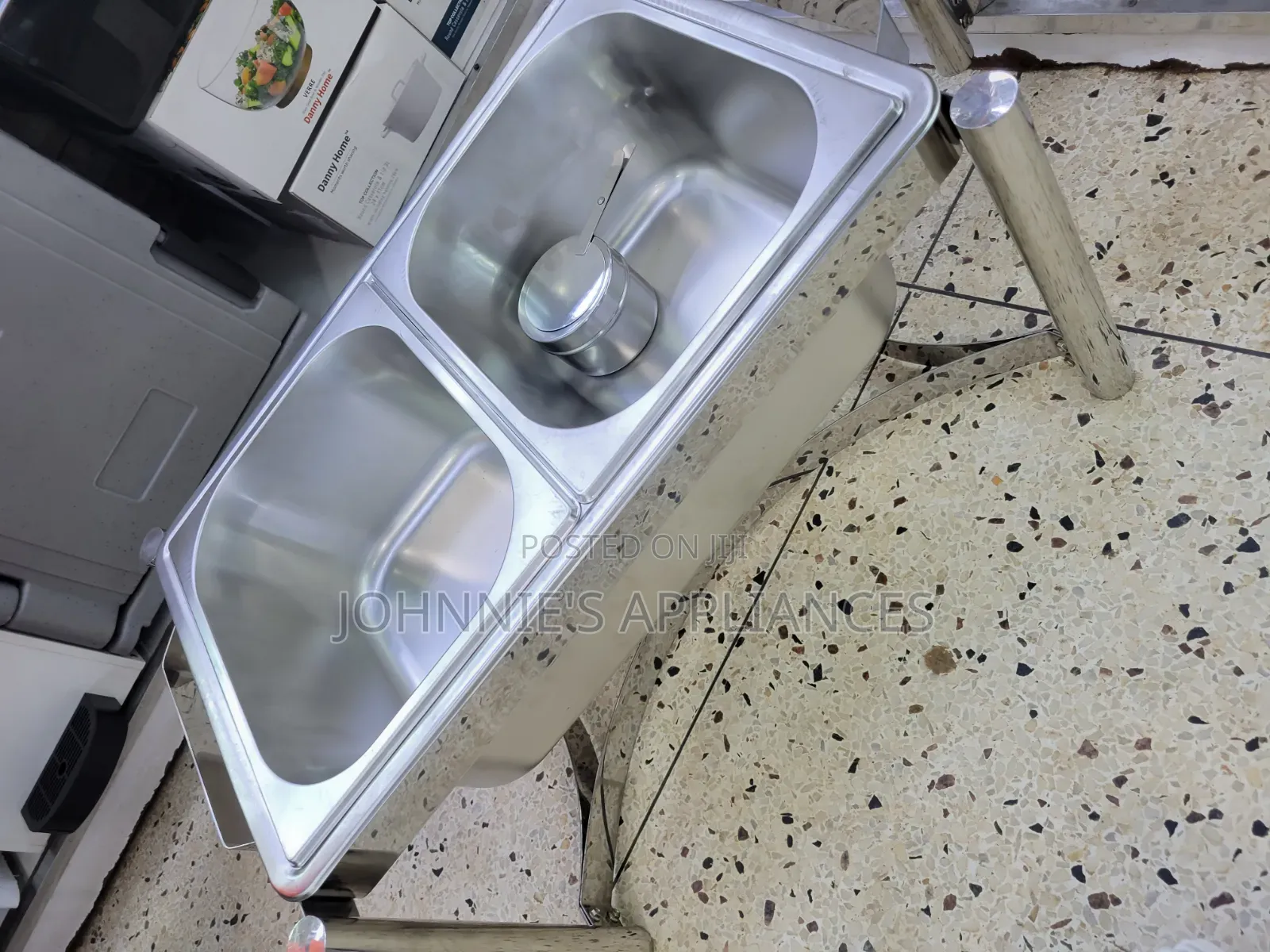 Heavy-Duty Stainless Steel Double Food Warmer Deep Basins or Inserts