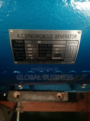 Heavy-Duty 30kw Generator – Reliable Power You Can Trust