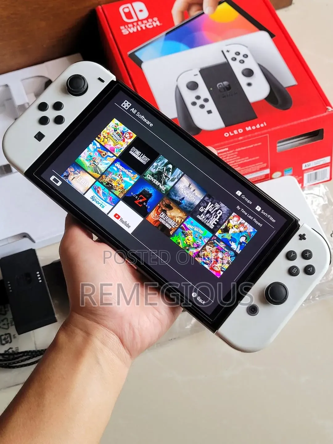 New Nintendo Switch Oled Full Set