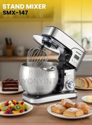 Sonashi 12liters Stand Mixer With 2yrs Warranty