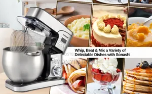 Sonashi 12liters Stand Mixer With 2yrs Warranty