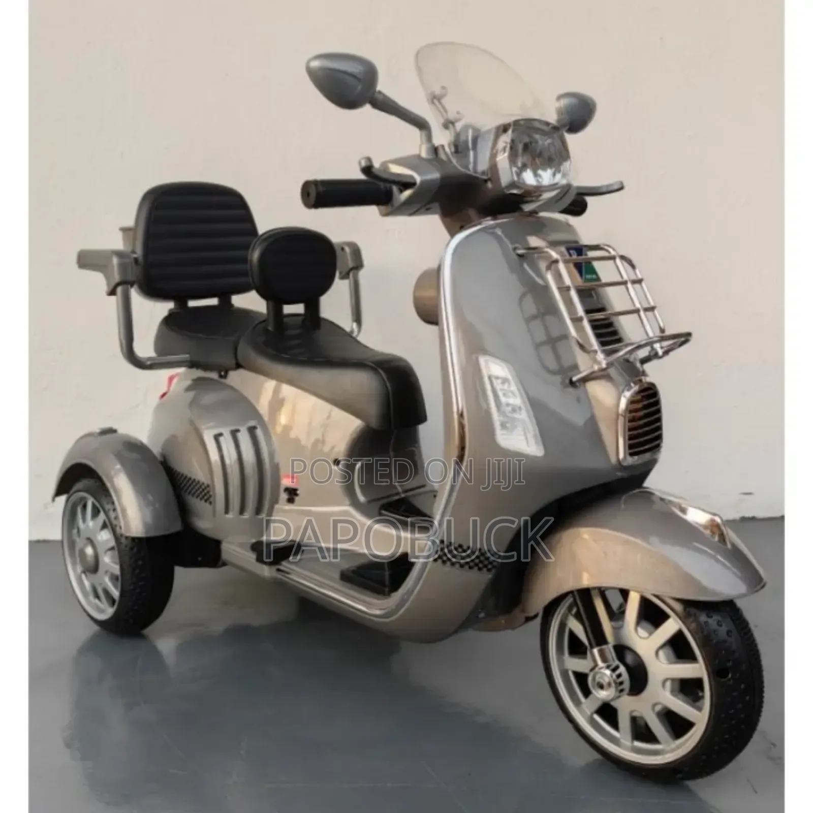 Electric Kids Vespa Double Seater Scooter.