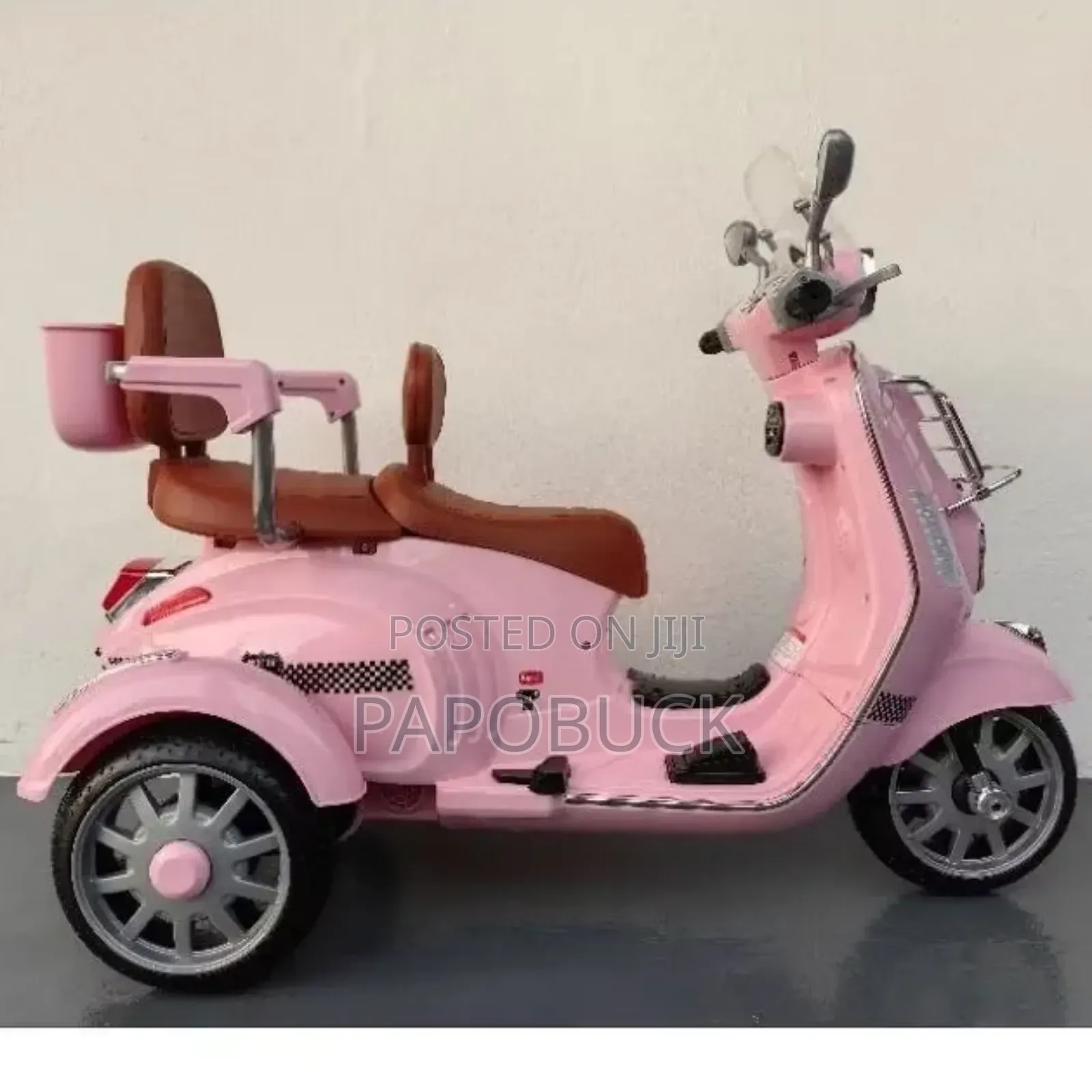 Electric Kids Vespa Double Seater Scooter.