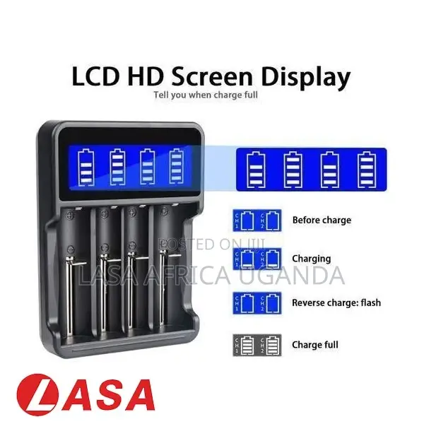 4-Bay Multi Smart Battery Charger