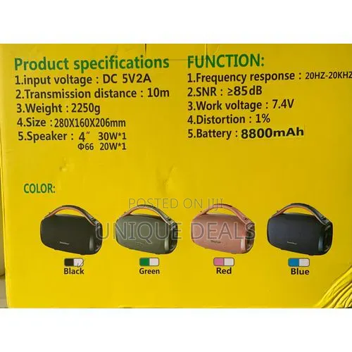 Boombest Outdoor Bluetooth Wireless Speaker