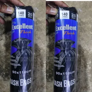 140 Litres 90cmx110cm 20pcs Trash Bags