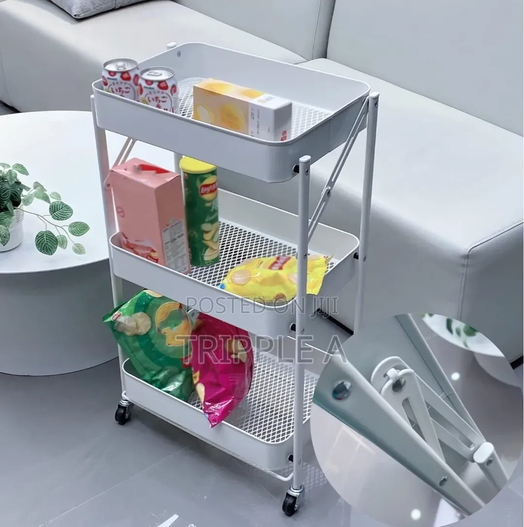 3 Tier Rolling Utility Carts
