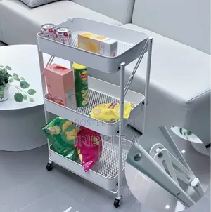 3 Tier Rolling Utility Carts