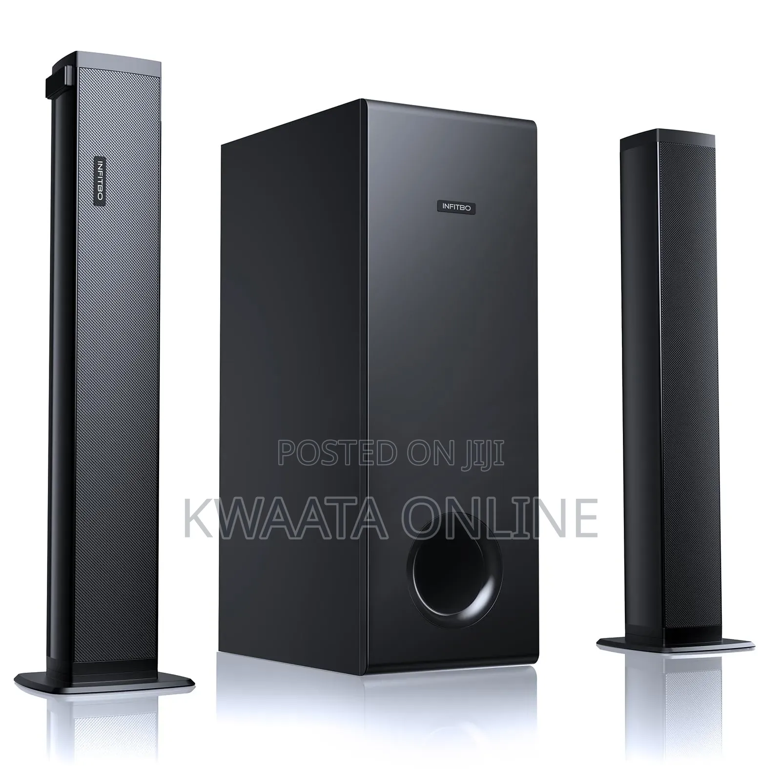 Spj Soundbar 60w Subwoofer 2-in-1 With Usb/Aux Home Theater System