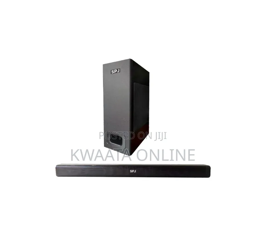 Spj Soundbar 60w Subwoofer 2-in-1 With Usb/Aux Home Theater System