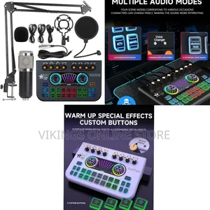 X3 Digital Mixer Sound Card- Live Streaming Podcasting and Recording